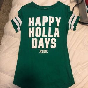 PINK Happy Holla Days shirt
